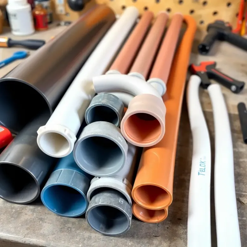 Detailed cost breakdown infographic showing plumbing repair expenses for different pipe materials and emergency situations