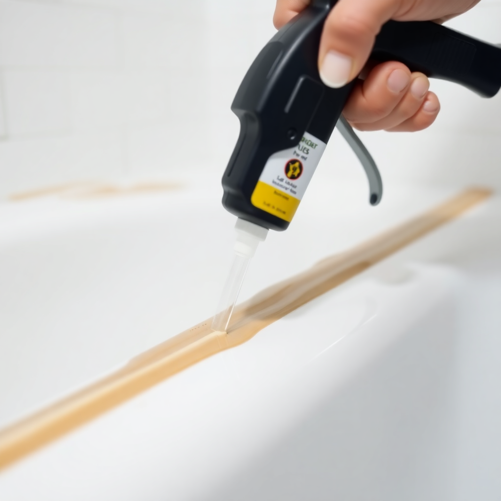 Bathroom caulk and grout maintenance showing proper application and seal integrity