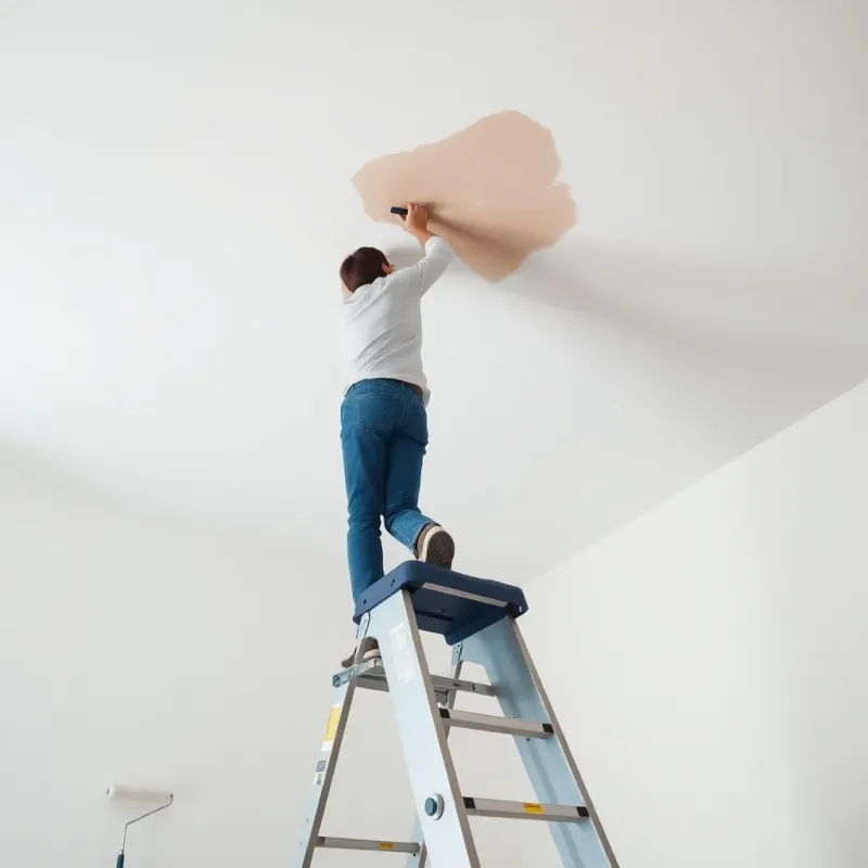 Professional ceiling stain removal process and equipment
