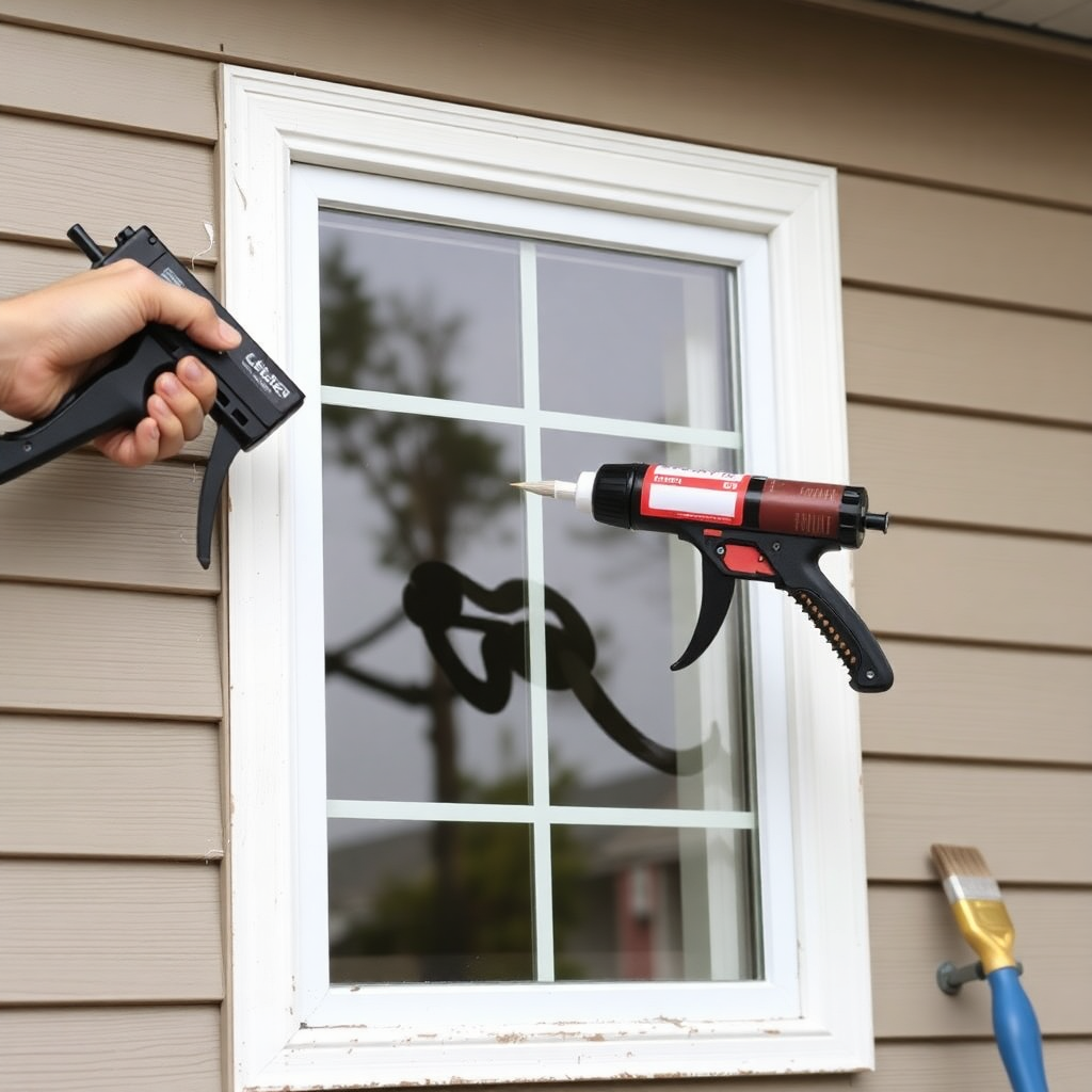 Window maintenance checklist showing caulk inspection, paint condition assessment, and flashing verification